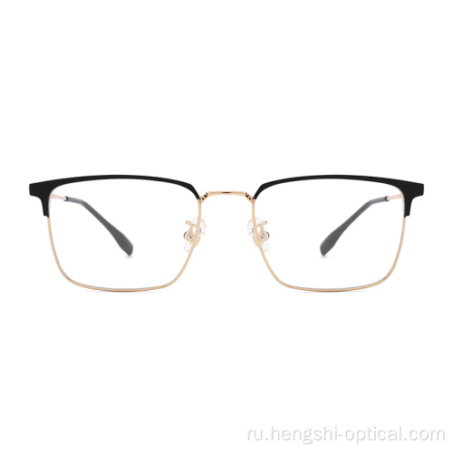 Самые продаваемые модные очки мужчины оптические очки титановые очки рамы